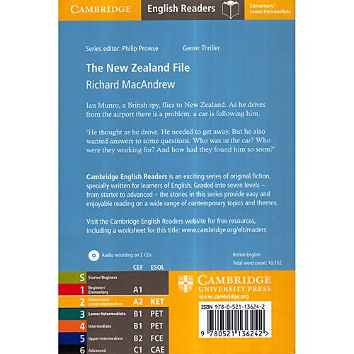 Livro - New Zealand File, The - Level 2 - Elementary / Lower-intermediate