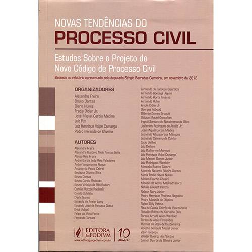 Livro - Novas Tendências do Processo Civil: Estudos Sobre o Projeto do Novo Código de Processo Civil