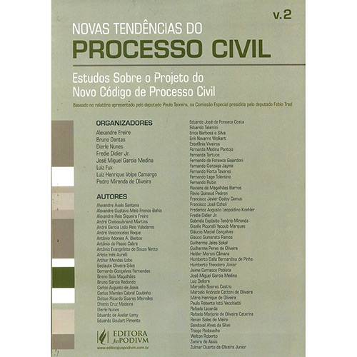 Livro - Novas Tendências do Processo Civil - Vol. 2