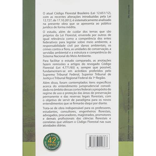 Livro - Novo Código Florestal Brasileiro