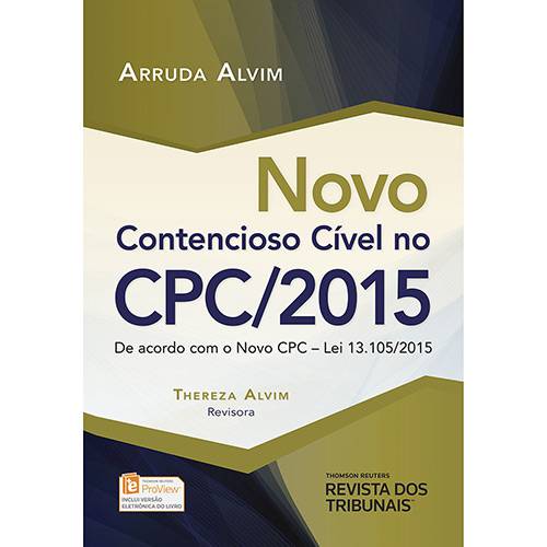 Livro - Novo Contencioso Cível no Cpc/2015