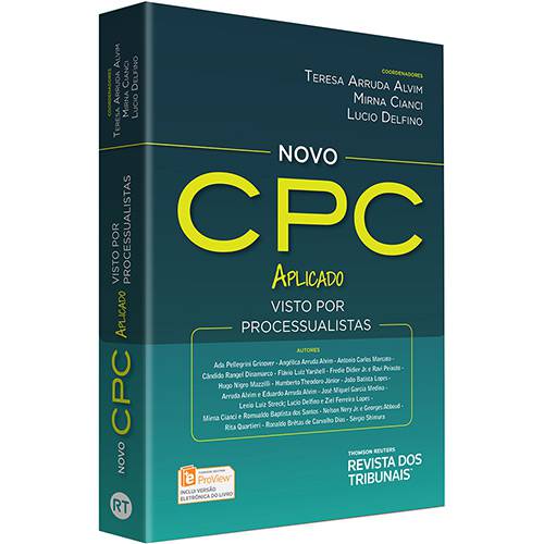 Livro - Novo CPC Aplicado: Visto por Processualistas