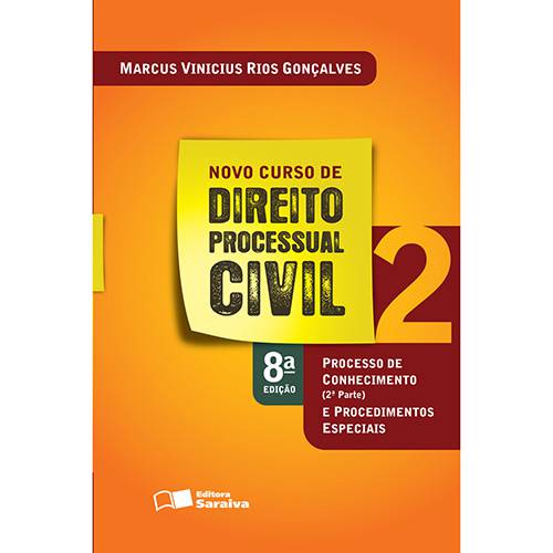 Livro - Novo Curso de Direito Processual Civil 2 - Processo de Conhecimento e Procedimentos Especiais (2ª Parte)