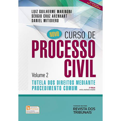Livro - Novo Curso de Processo Civil : Tutela dos Direitos Mediante Procedimento Comum
