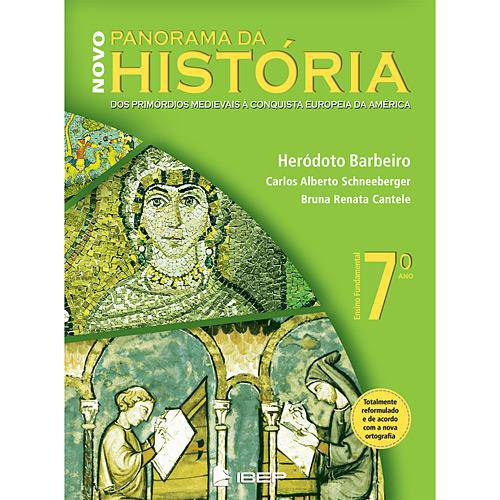Livro - Novo Panorama da História - dos Primórdios Medievais à Conquista Europeia da América - 7º Ano