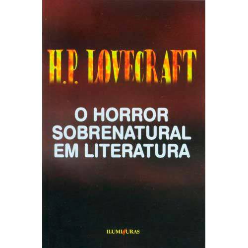 Livro - o Horror Sobrenatural em Literatura