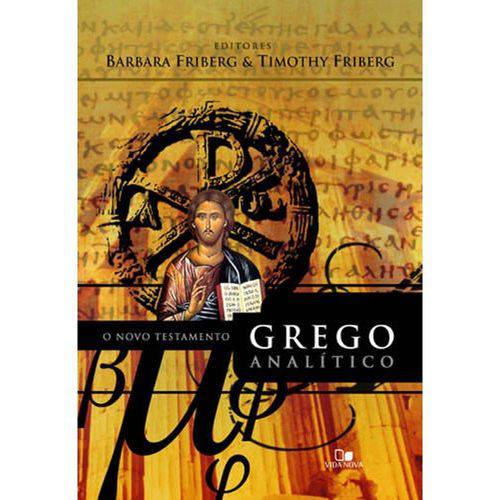 Livro o Novo Testamento Grego Analítico