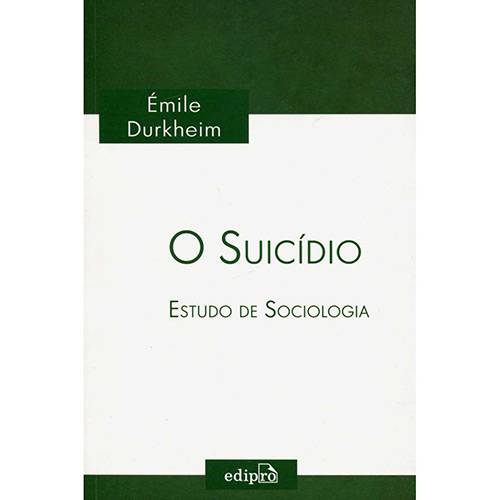 Livro - o Suicídio: Estudos de Sociologia