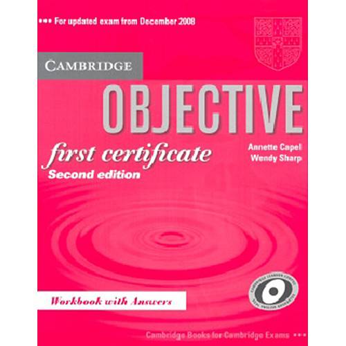 Livro - Objective First Certificate Workbook With Answers