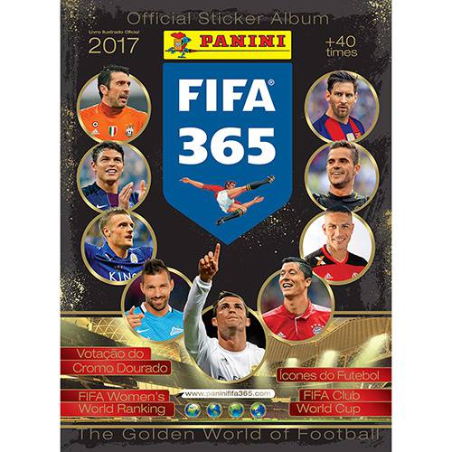 Livro - Official Sticker Álbum Panini Fifa 365 (Capa Dura)
