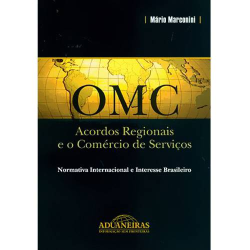 Livro - Omc - Acordos Regionais e o Comercio de Serviços