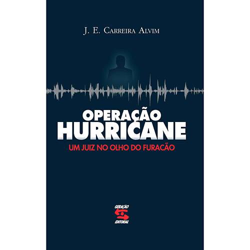 Livro - Operação Hurricane - um Juiz no Olho do Furacão