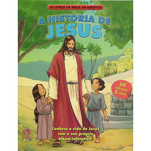 Livro - os Livros da Biblia em Adesivos: a Historia de Jesus