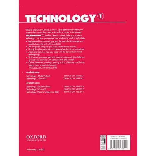 Livro - Oxford English For Careers - Technology 1 Teacher's Resource Book