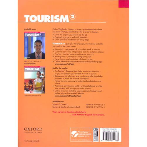 Livro - Oxford English For Careers: Tourism 2 Student Book