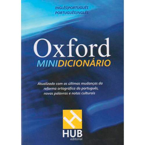 Livro - Oxford Minidicionário: Inglês Português/ Português Inglês