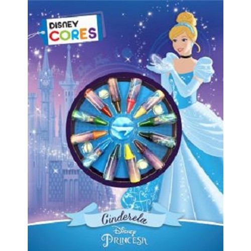 Livro P/colorir Disney Cores - Cinderela - EDITORA DCL
