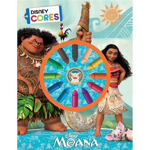Livro P/colorir Disney Cores - Moana - EDITORA DCL