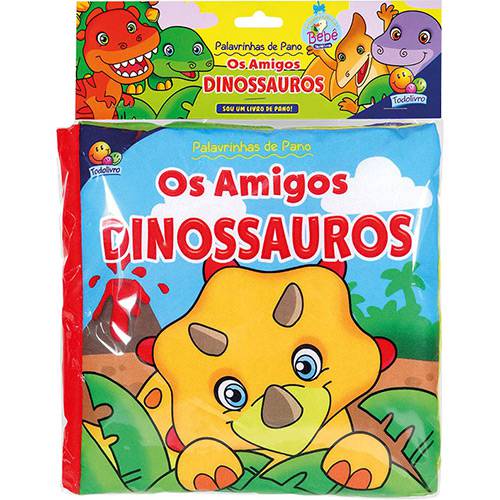 Livro - Palavrinhas de Pano: os Amigos Dinossauros