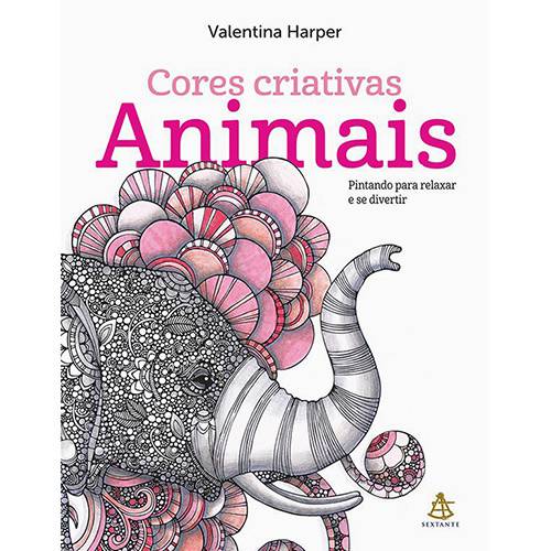 Livro para Colorir Adulto - Animais