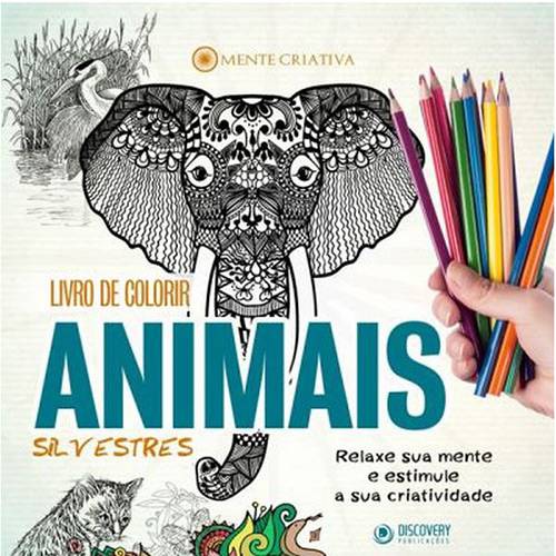 Livro para Colorir - Animais Silvestres - 1ª Edição