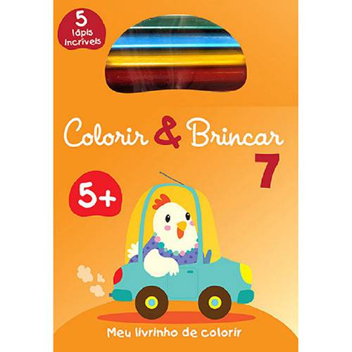 Livro para Colorir - Laranja - Colorir & Brincar