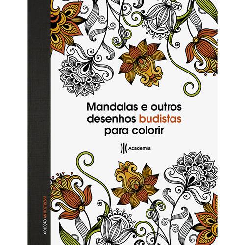 Livro para Colorir - Mandalas e Outros Desenhos Budistas