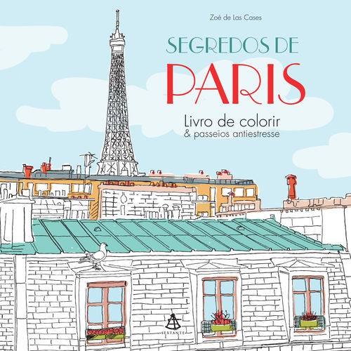 Livro para Colorir Segredos de Paris