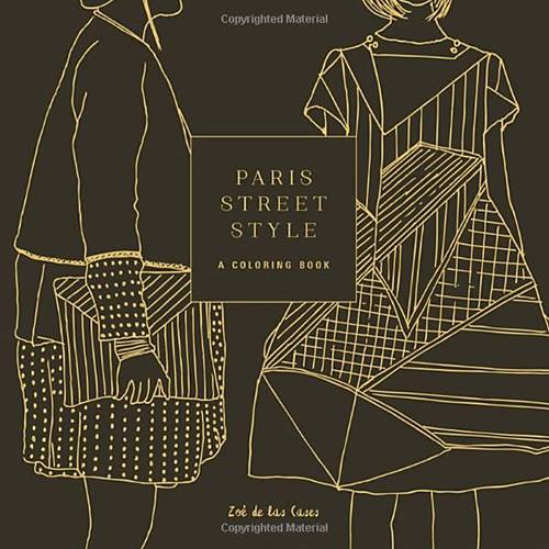 Livro - Paris Street Style: a Coloring Book