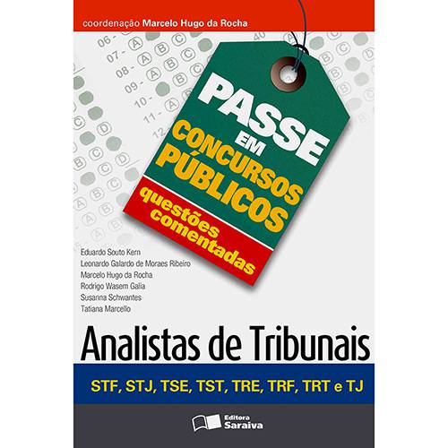 Livro - Passe em Concursos Públicos: Questões Comentadas - Analistas de Tribunais