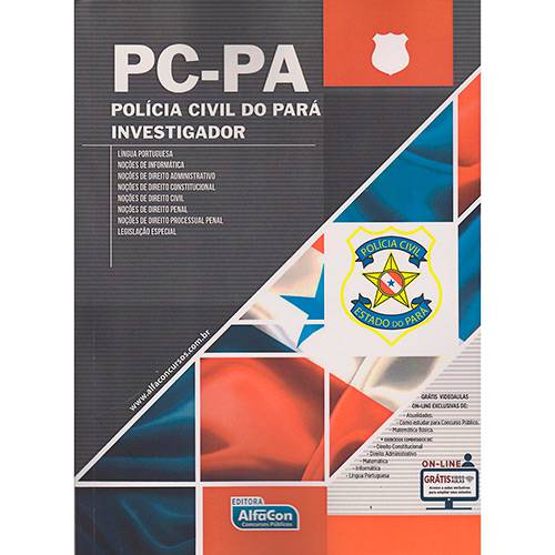 Livro - PC-PA Polícia Civil do Pará Investigador