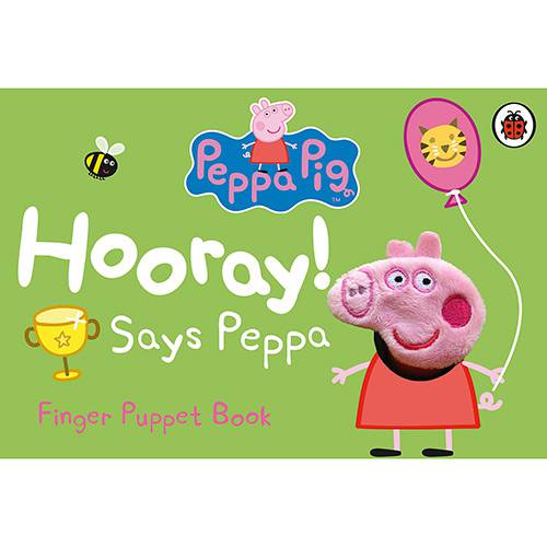 Livro - Peppa Pig - Hooray! Says Peppa: Finger Puppet Book