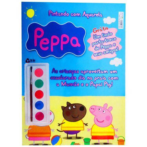 Livro Peppa Pintando com Aquarela