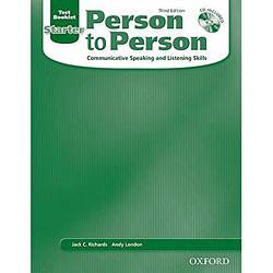 Livro - Person To Person - Starter - Test Booklet