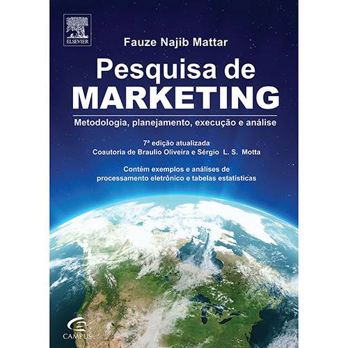 Livro - Pesquisa de Marketing: Metodologia, Planejamento, Execução e Análise