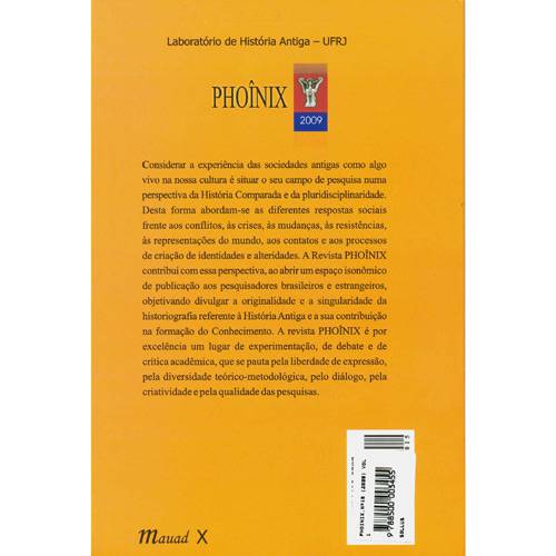 Livro - Phoînix Nº 15 (2009) Vol. 1