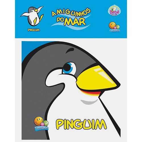 Livro - Pinguim - Coleção Amiguinhos do Mar - Livro de Banho