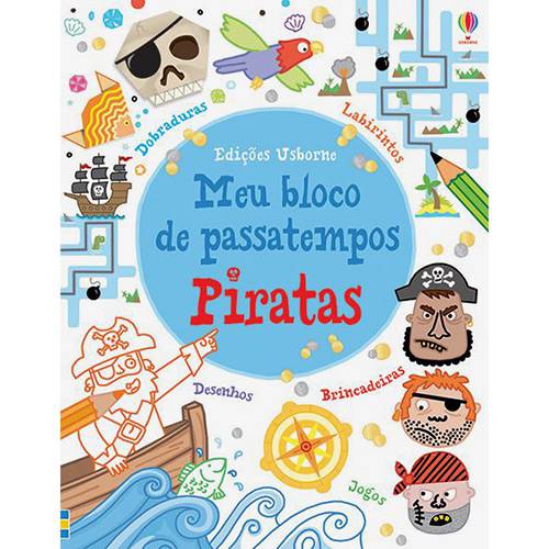 Livro - Piratas: Meu Bloco de Passatempos