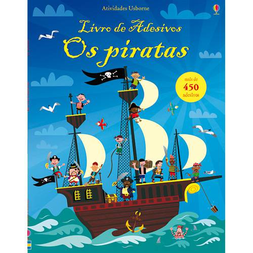 Livro - Piratas, os - Livro de Adesivos