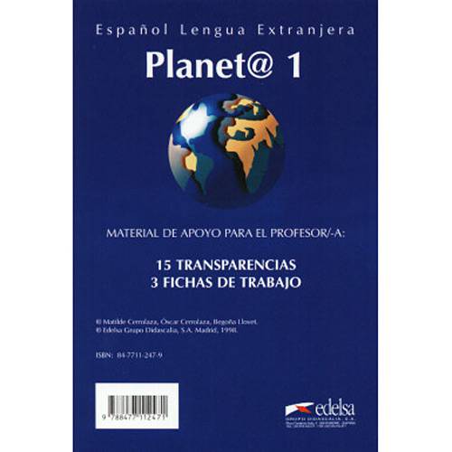 Livro - PlanetA 1- Material de Apoyo para El Profesor/-a