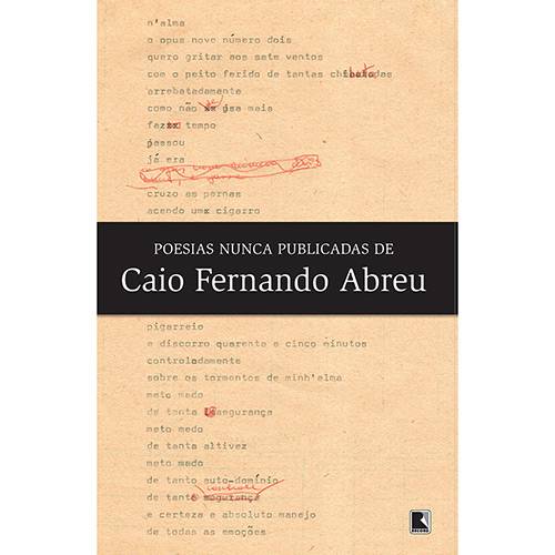 Livro - Poesias Nunca Publicadas de Caio Fernando Abreu