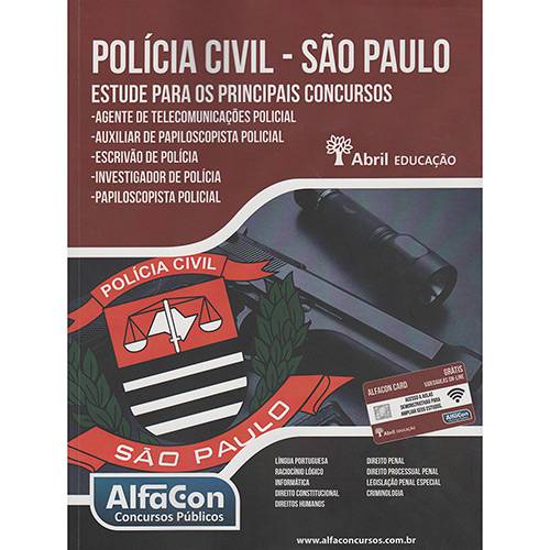 Livro - Polícia Civil São Paulo: Estude para os Principais Concursos