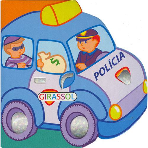 Livro - Polícia - Coleção Minicarros Brilhantes