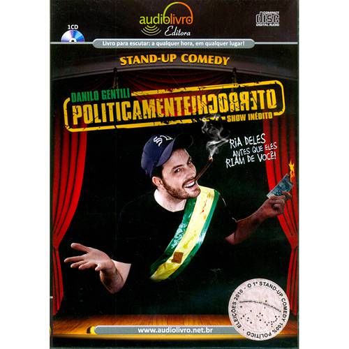 Livro - Politicamente Incorreto - Stand-Up Comedy com Danilo Gentili