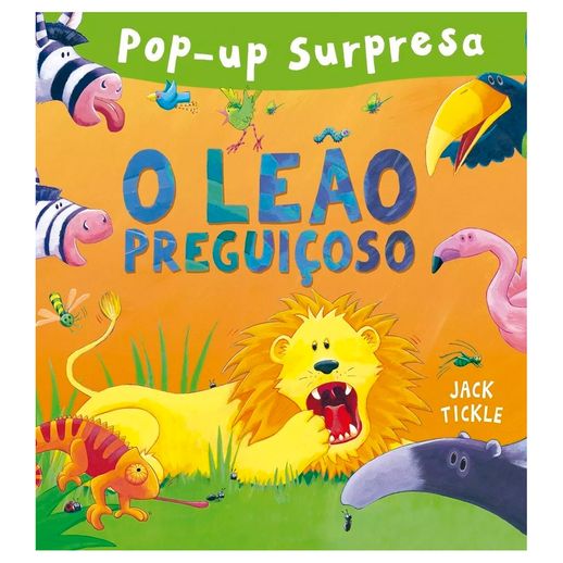 Livro Pop-up Surpresa o Leão Preguiçoso - Ciranda Cultural