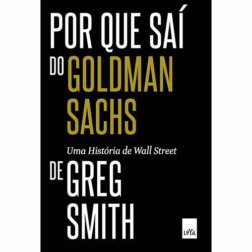 Livro - por que Saí do Goldman Sachs