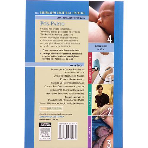 Livro - Pós-Parto - Série Enfermagem Obstétrica Essencial - uma Abordagem Humanizada - Vol. 4