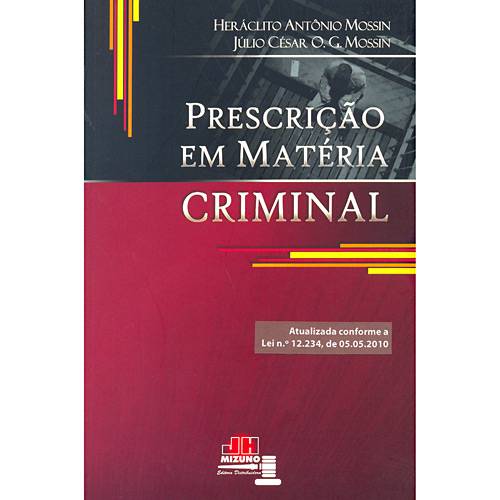 Livro - Prescrição em Matéria Criminal