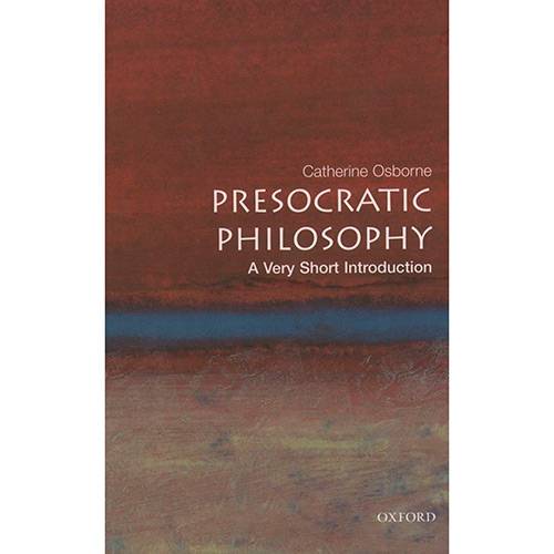 Livro - Presocratic Philosophy: a Very Short Introduction
