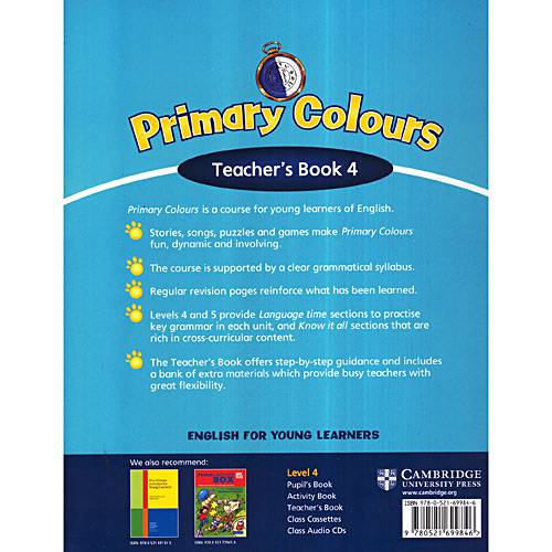 Livro : Primary Colours - Teacher's Book 4